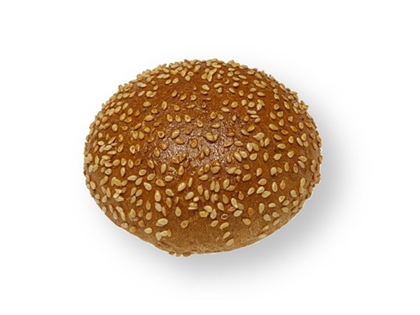 Bruin bolletje met sesamzaad