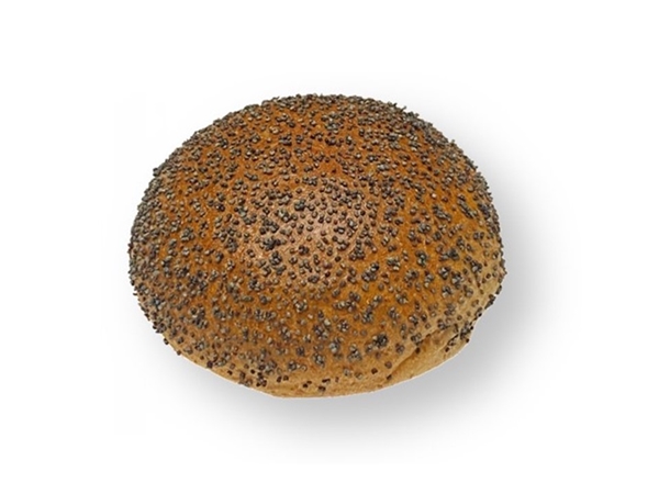 Bruin bolletje met maanzaad